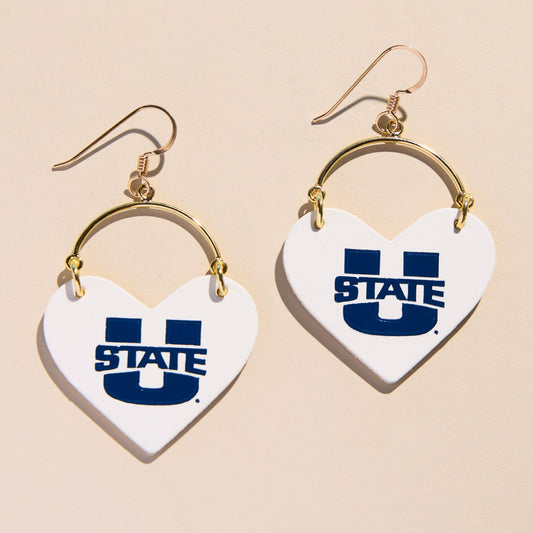White Utah State University Lover