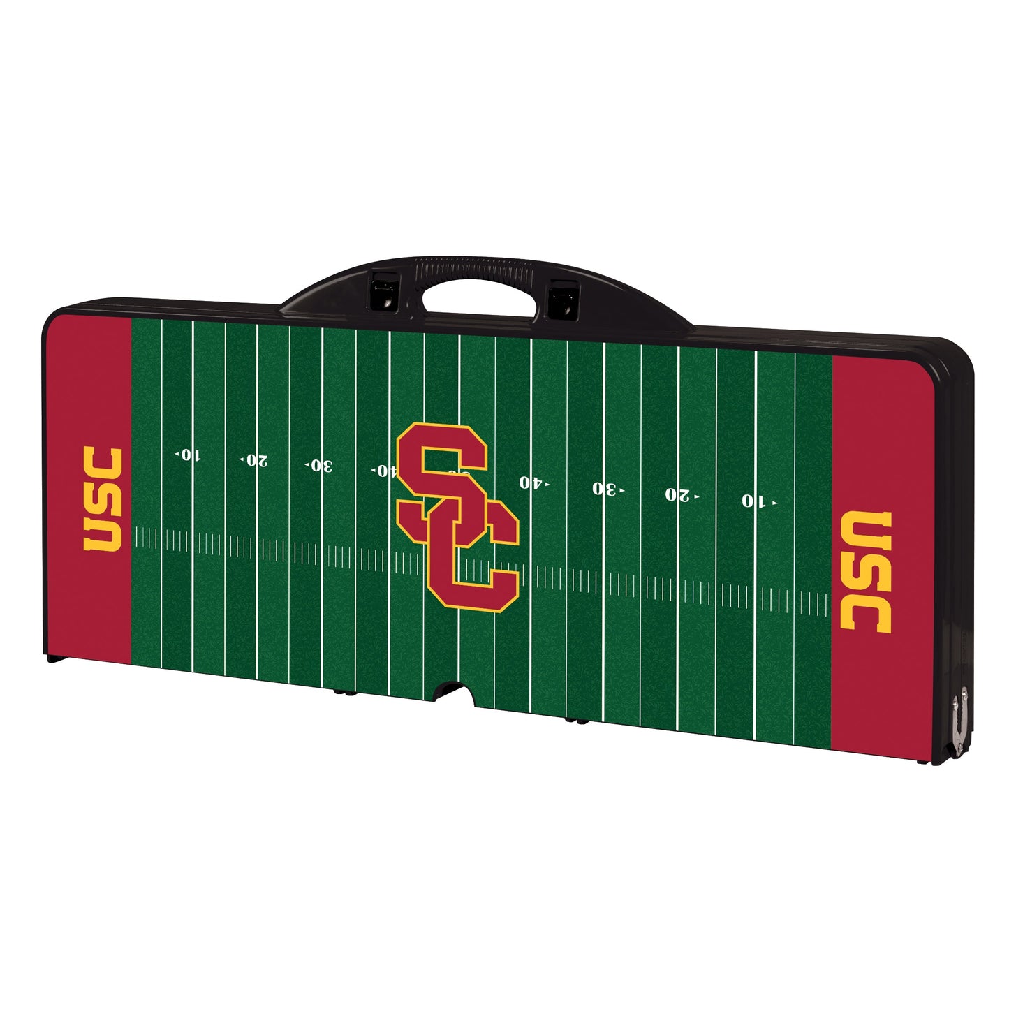 USC Trojans - Picnic Table Portable Folding Table with Seats