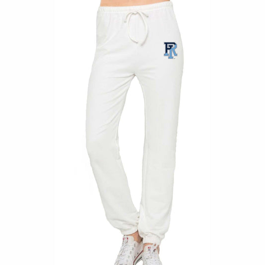 Rhode Island Rams White Joggers