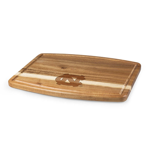 North Carolina Tar Heels - Ovale Acacia Cutting Board