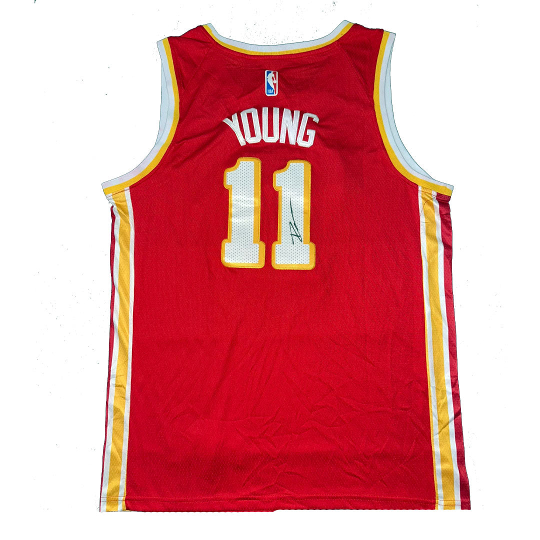 Trae Young Autographed Atlanta Hawks Jersey All Star