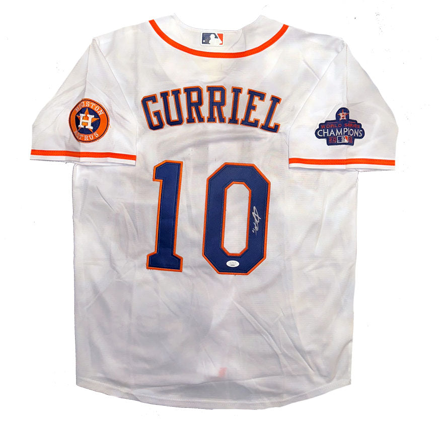 Yuli Gurriel Autographed Houston Astros 2023 World Series Jersey JSA COA!