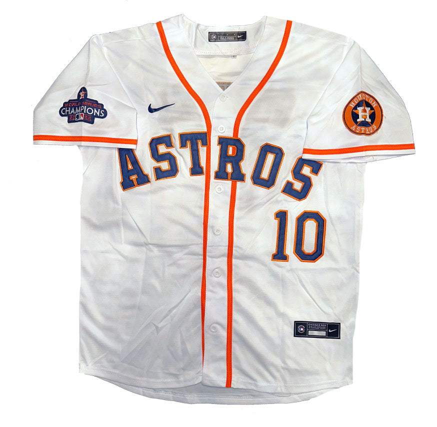 Yuli Gurriel Autographed Houston Astros 2023 World Series Jersey JSA COA!