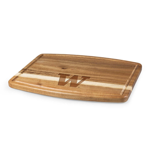 Washington Huskies - Ovale Acacia Cutting Board