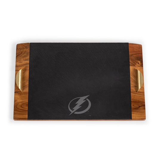 Tampa Bay Lightning - Covina Acacia and Slate Serving Tray