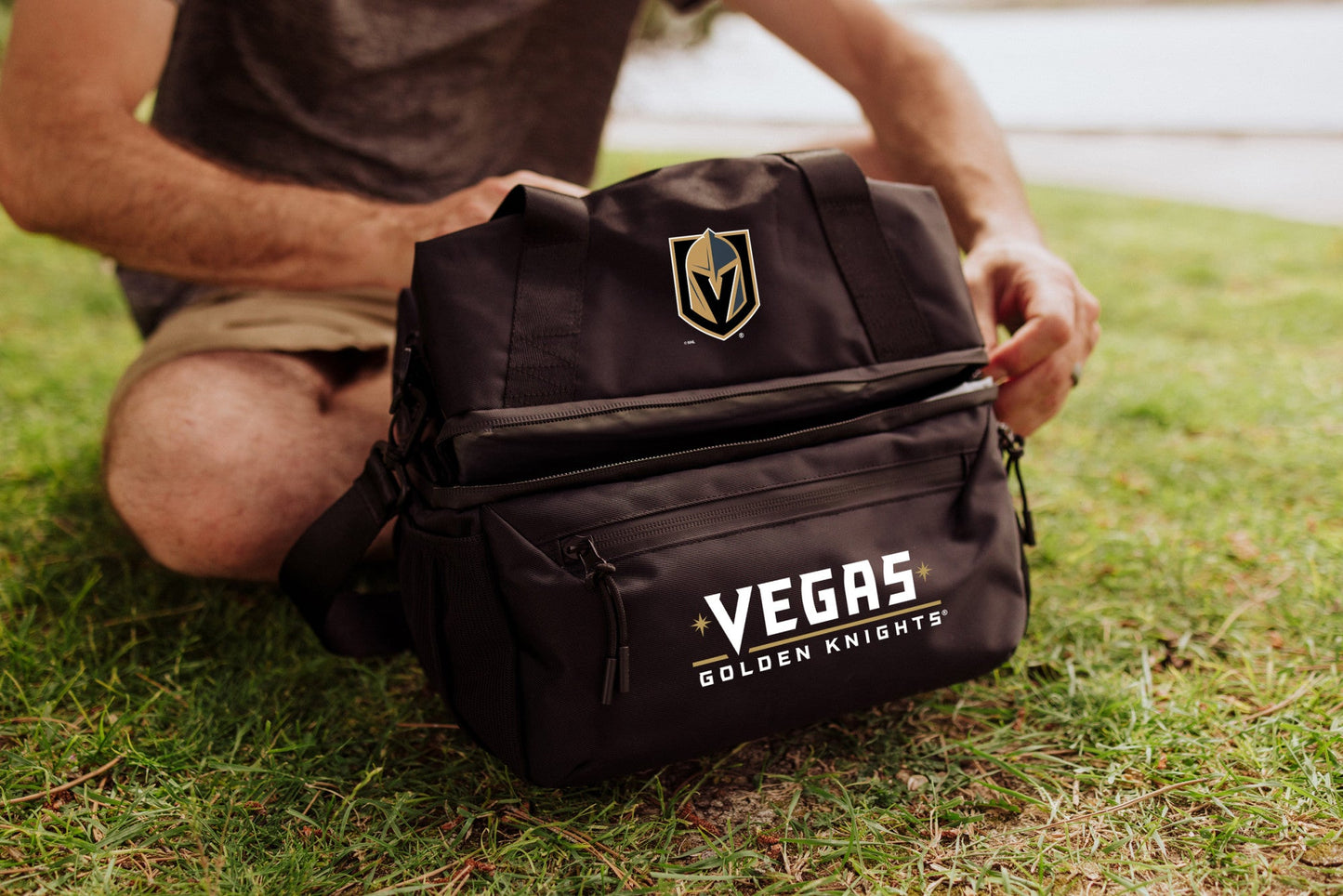 Vegas Golden Knights - Tarana Recycled Lunch Bag Cooler with Utensils